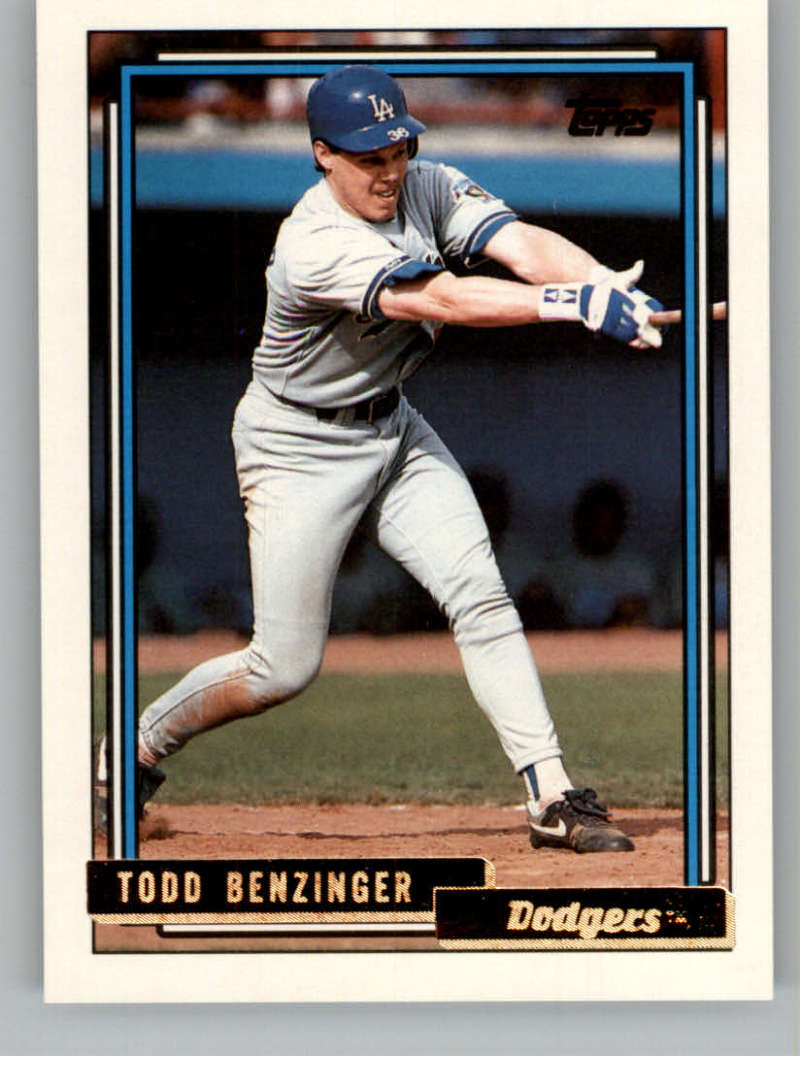1992 Topps Traded Gold #11T Todd Benzinger NM-MT 