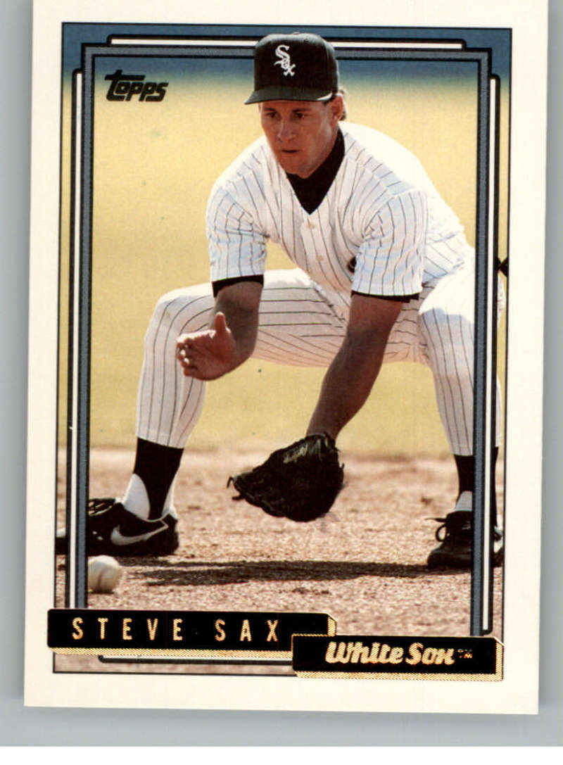 1992 Topps Traded Gold #99T Steve Sax NM-MT 