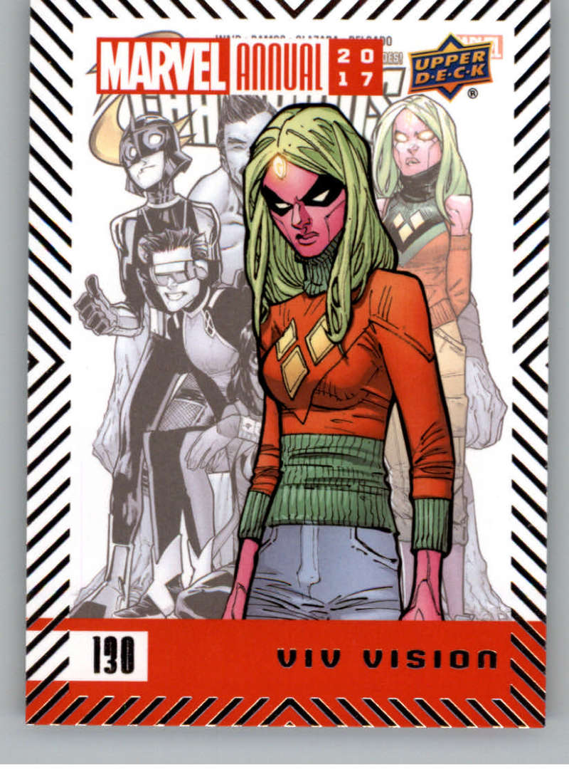 2018 Upper Deck Marvel Annual #130 Viv Vision SP Short Print Marvel Viv Vision Superhero