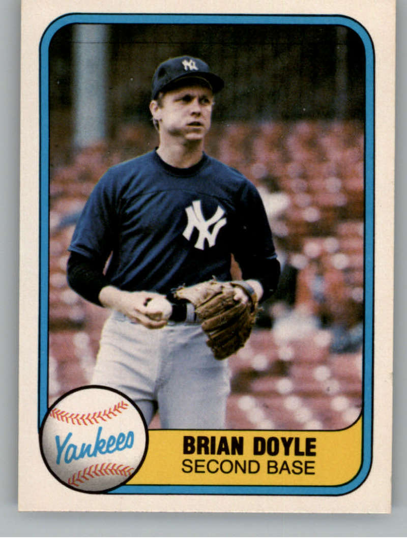 1981 Fleer #104 Brian Doyle New York Yankees
