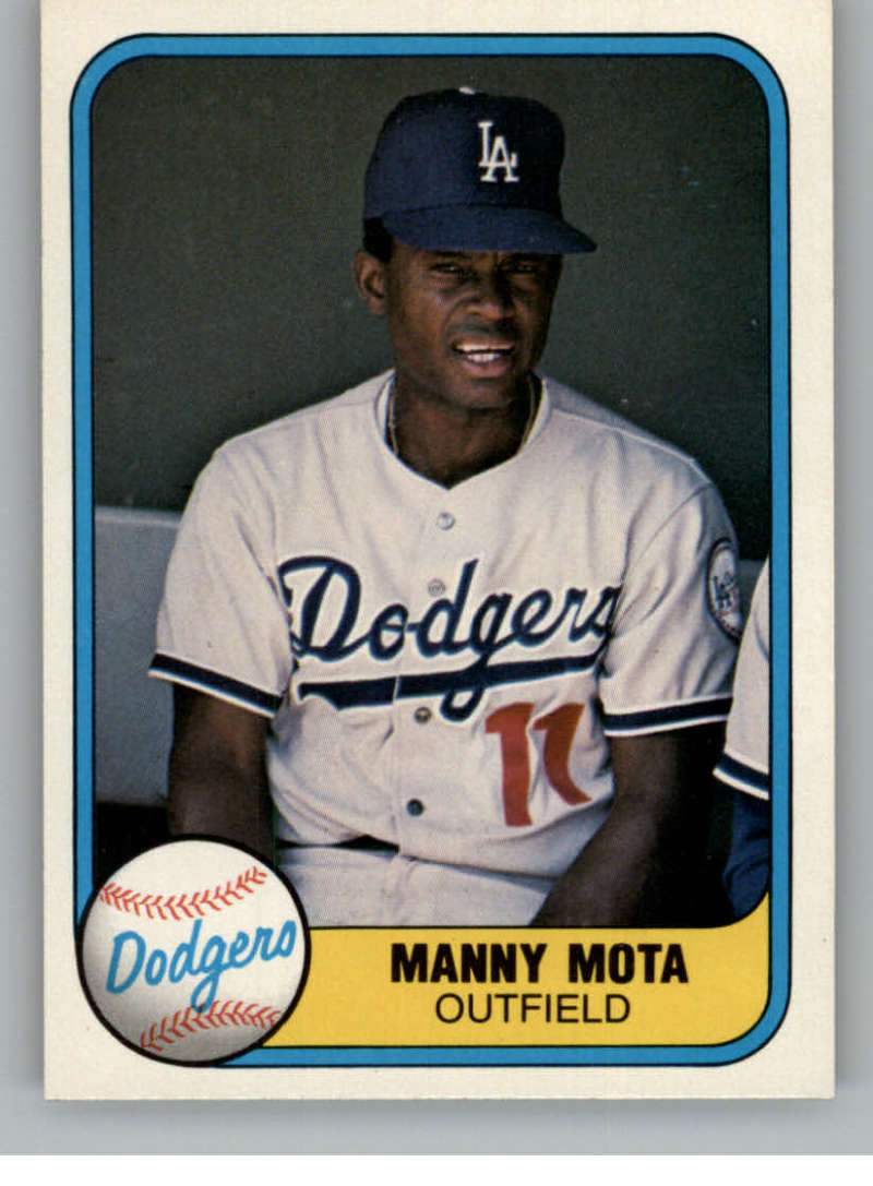 1981 Fleer #141 Manny Mota Los Angeles Dodgers