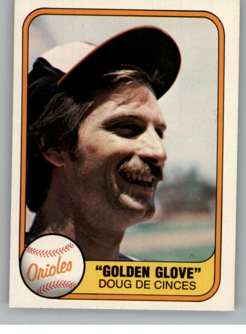 1981 Fleer #195 Doug DeCinces Baltimore Orioles