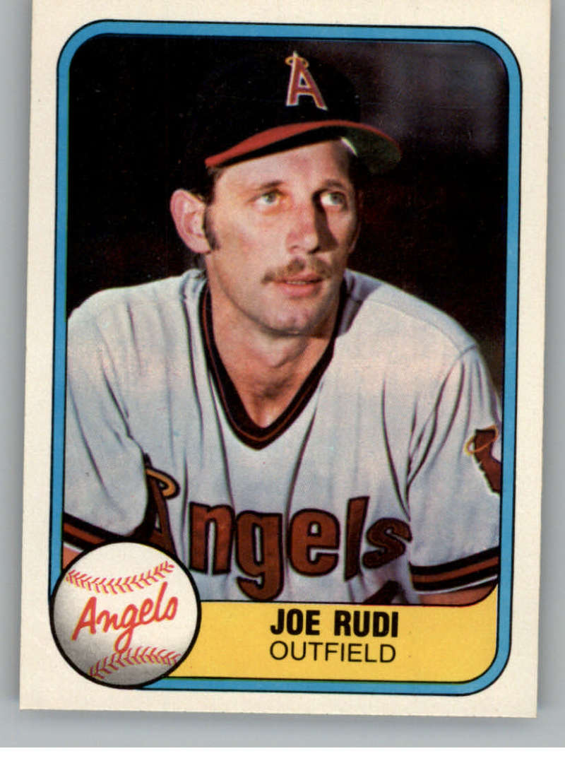 1981 Fleer #272 Joe Rudi California Angels