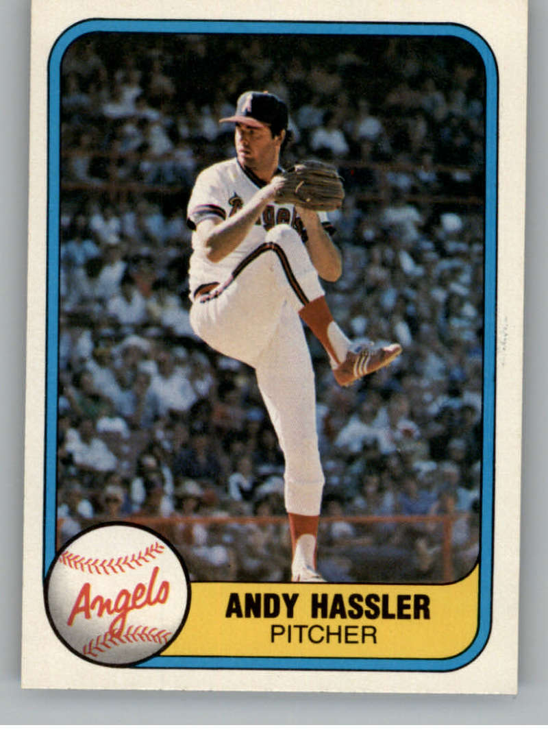 1981 Fleer #290 Andy Hassler California Angels
