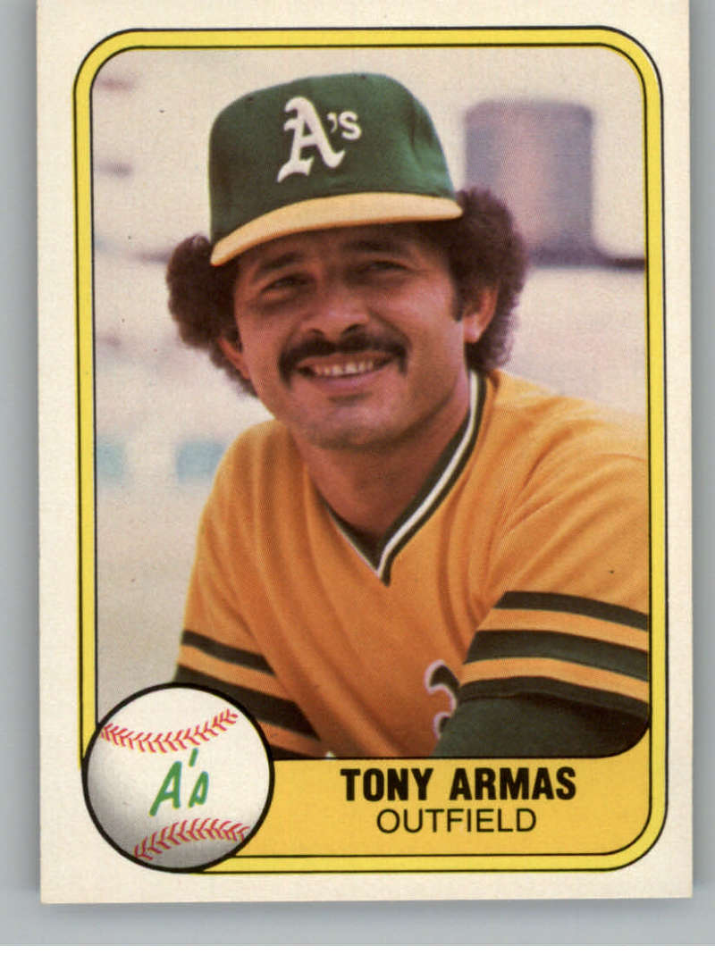 1981 Fleer #575 Tony Armas Oakland Athletics