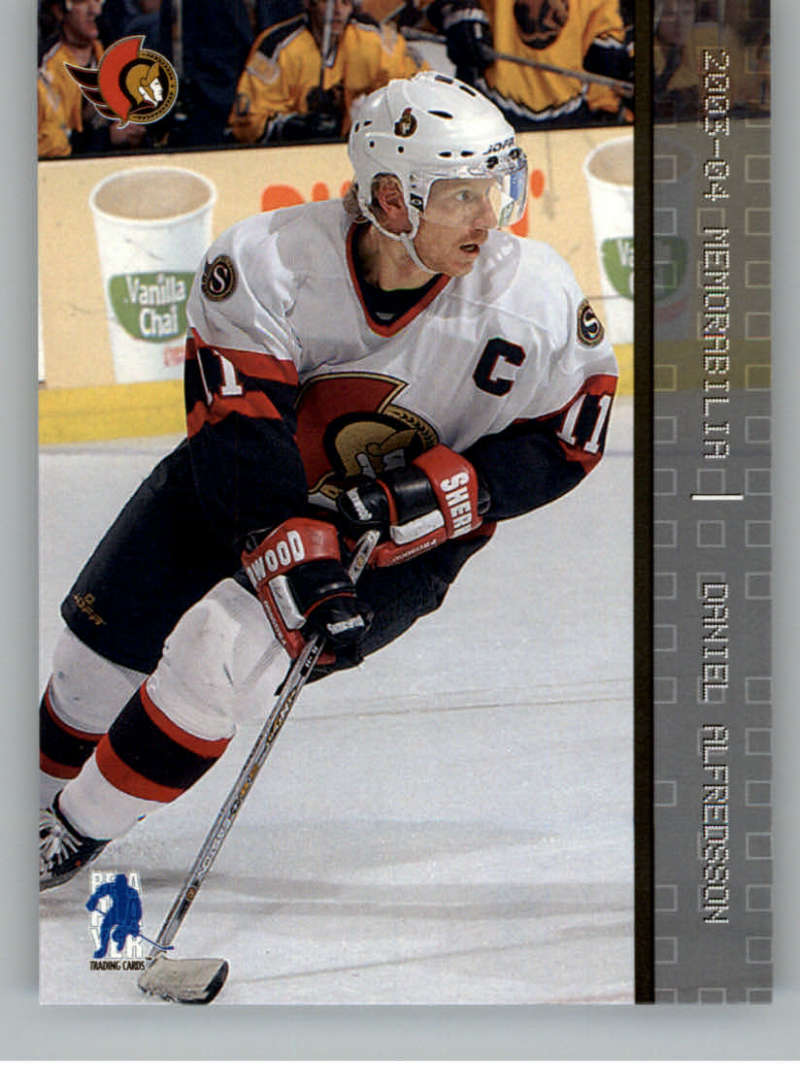 2003-04 Be A Player Memorabilia #18 Daniel Alfredsson Ottawa Senators