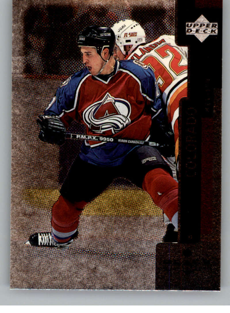1997-98 UD Black Diamond Hockey #13 Eric Messier NM-MT RC Rookie Card Colorado Avalanche  Official Upper Deck NHL Trading Card