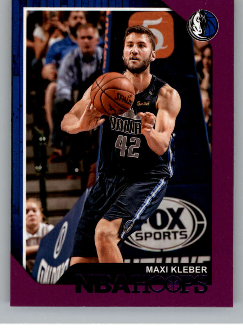 2018-19 NBA Hoops Purple #153 Maxi Kleber Dallas Mavericks  Official Trading Card made by Panini