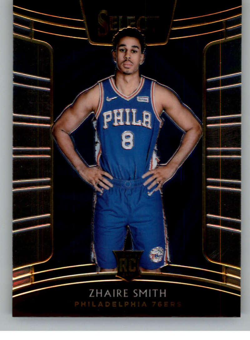 2018-19 Select Basketball #56 Zhaire Smith Philadelphia 76ers Concourse RC Rookie Card Official NBA Trading Card From Panini