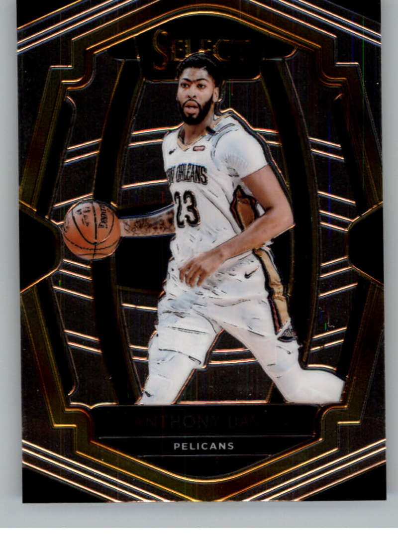 2018-19 Select Basketball #140 Anthony Davis New Orleans Pelicans Premier Level Official NBA Trading Card From Panini