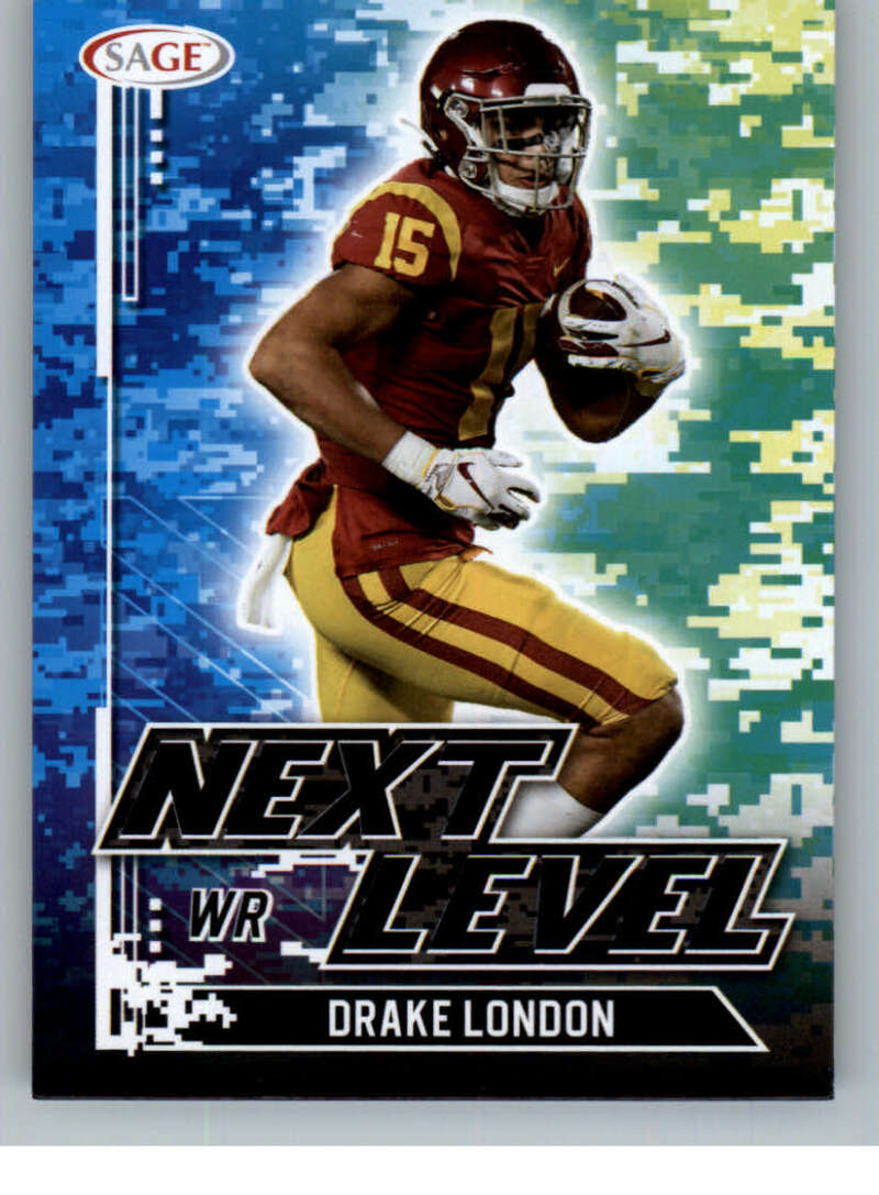 Choose:#85 Drake London Southern Cal:2022 Sage High Series Draft Football Cards Pick From List (Base or Inserts)