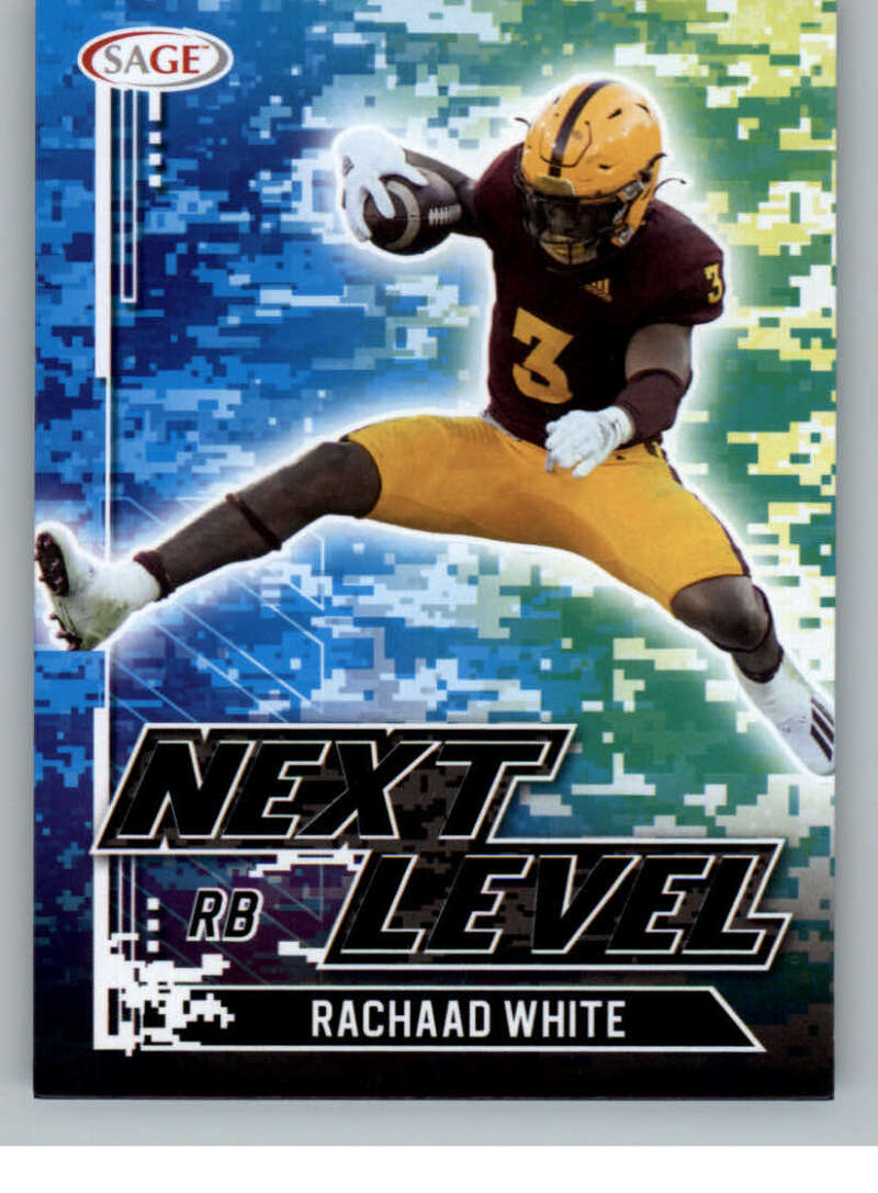 Choose:#87 Rachaad White Arizona State:2022 Sage High Series Draft Football Cards Pick From List (Base or Inserts)