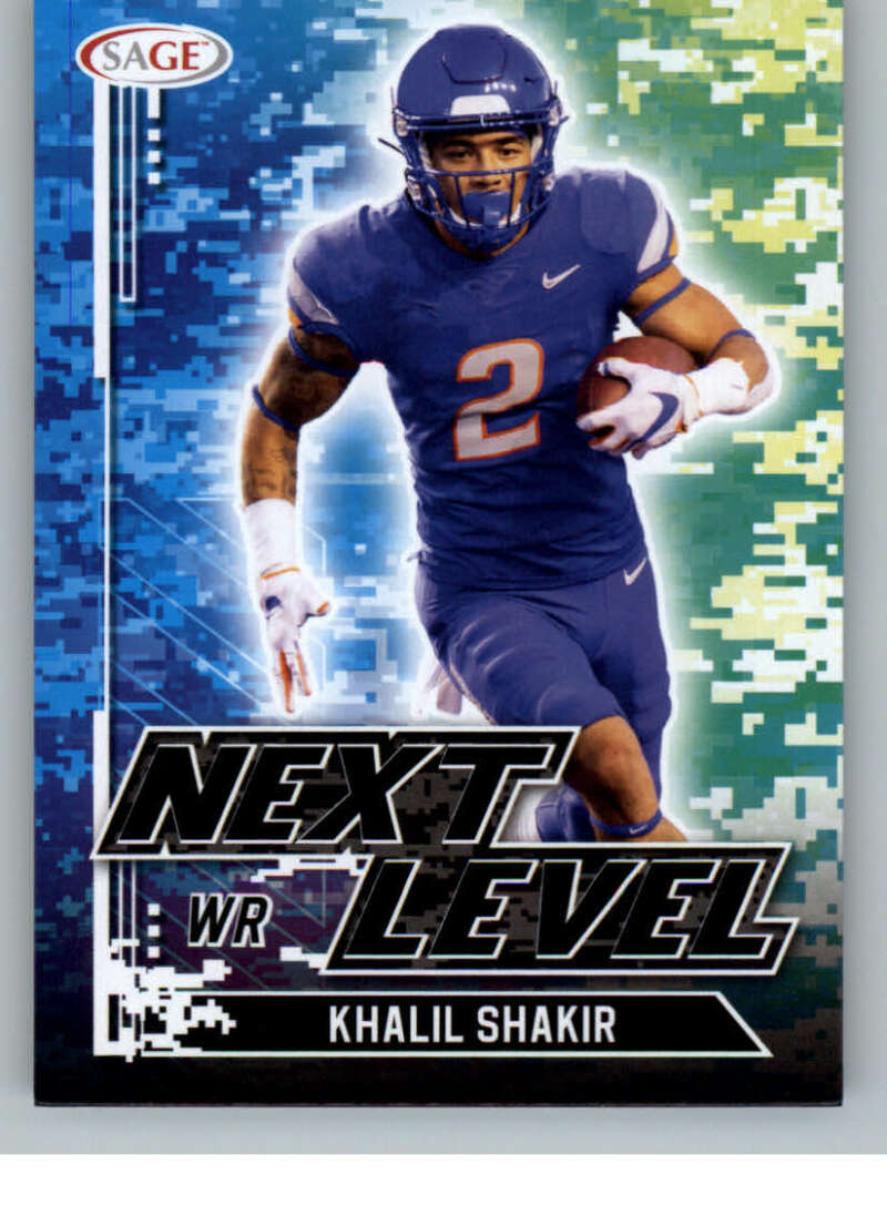 Choose:#88 Khalil Shakir Boise State:2022 Sage High Series Draft Football Cards Pick From List (Base or Inserts)