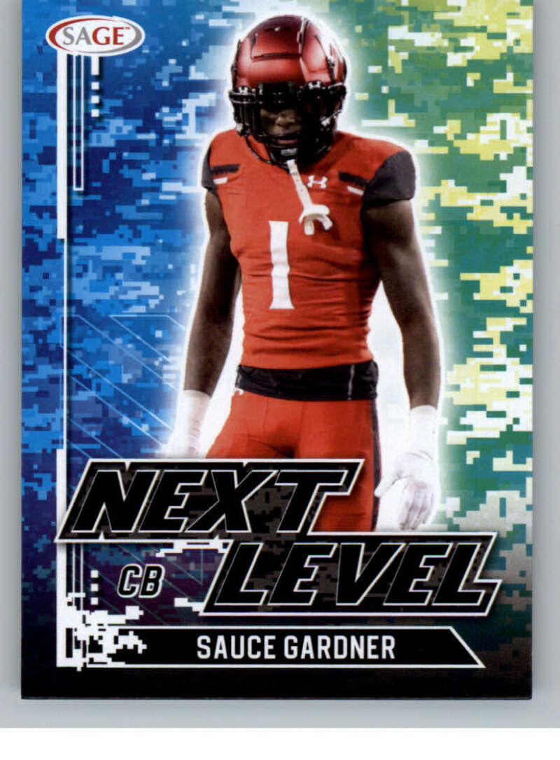 Choose:#91 Ahmad Sauce Gardner Cincinnati:2022 Sage High Series Draft Football Cards Pick From List (Base or Inserts)