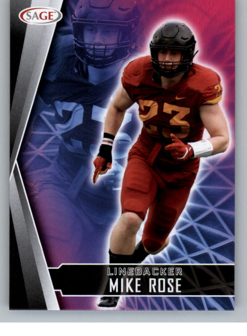 Choose:#119 Mike Rose Iowa State:2022 Sage High Series Draft Football Cards Pick From List (Base or Inserts)