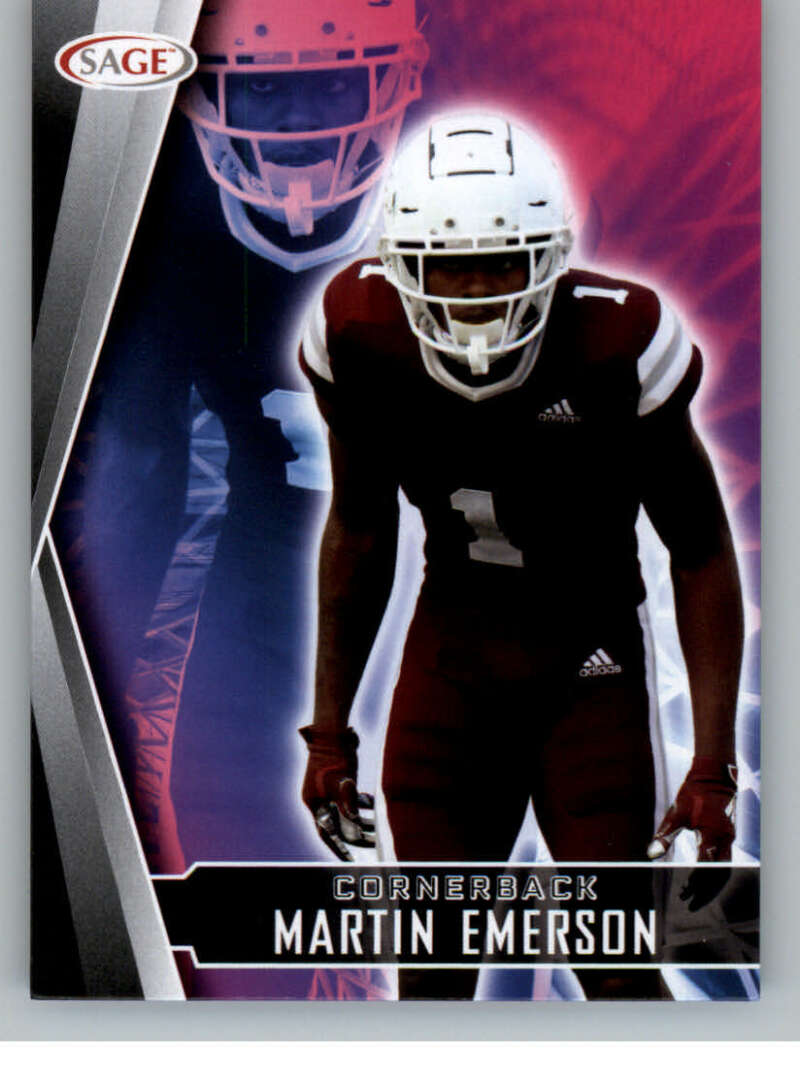 Choose:#125 Martin Emerson Mississippi State:2022 Sage High Series Draft Football Cards Pick From List (Base or Inserts)