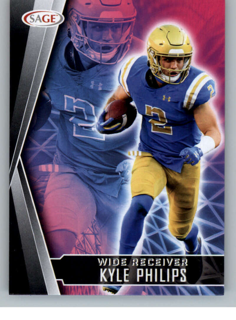 Choose:#129 Kyle Philips UCLA:2022 Sage High Series Draft Football Cards Pick From List (Base or Inserts)