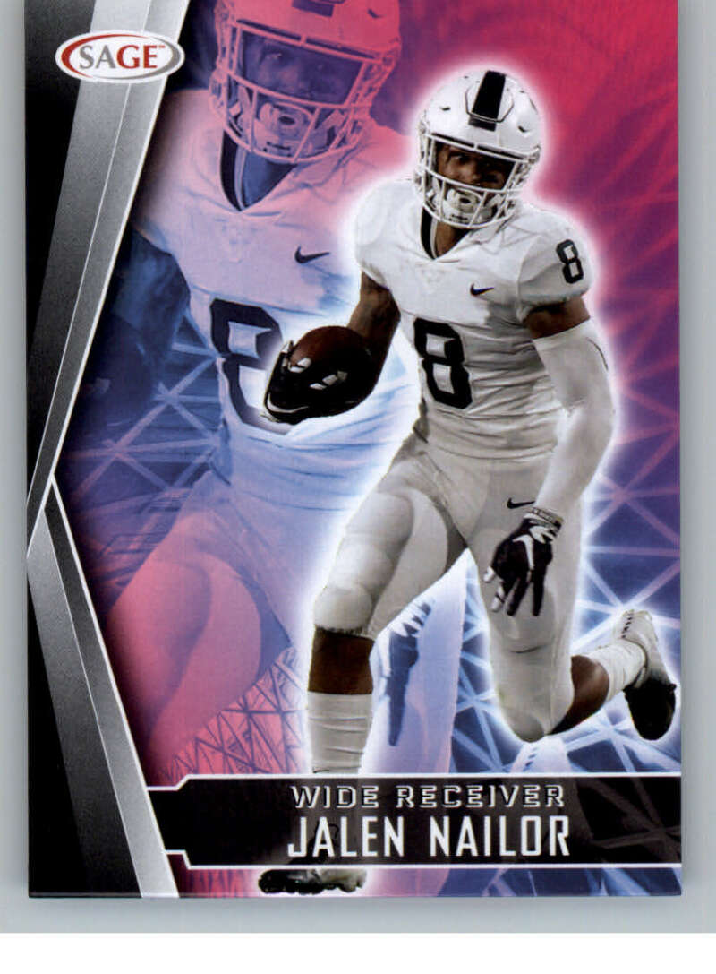 Choose:#146 Jalen Nailor Michigan State:2022 Sage High Series Draft Football Cards Pick From List (Base or Inserts)
