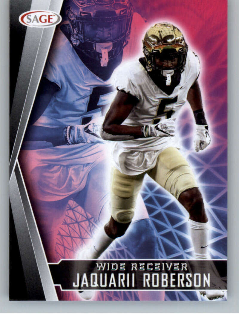 Choose:#149 Jaquarii Roberson Wake Forest:2022 Sage High Series Draft Football Cards Pick From List (Base or Inserts)