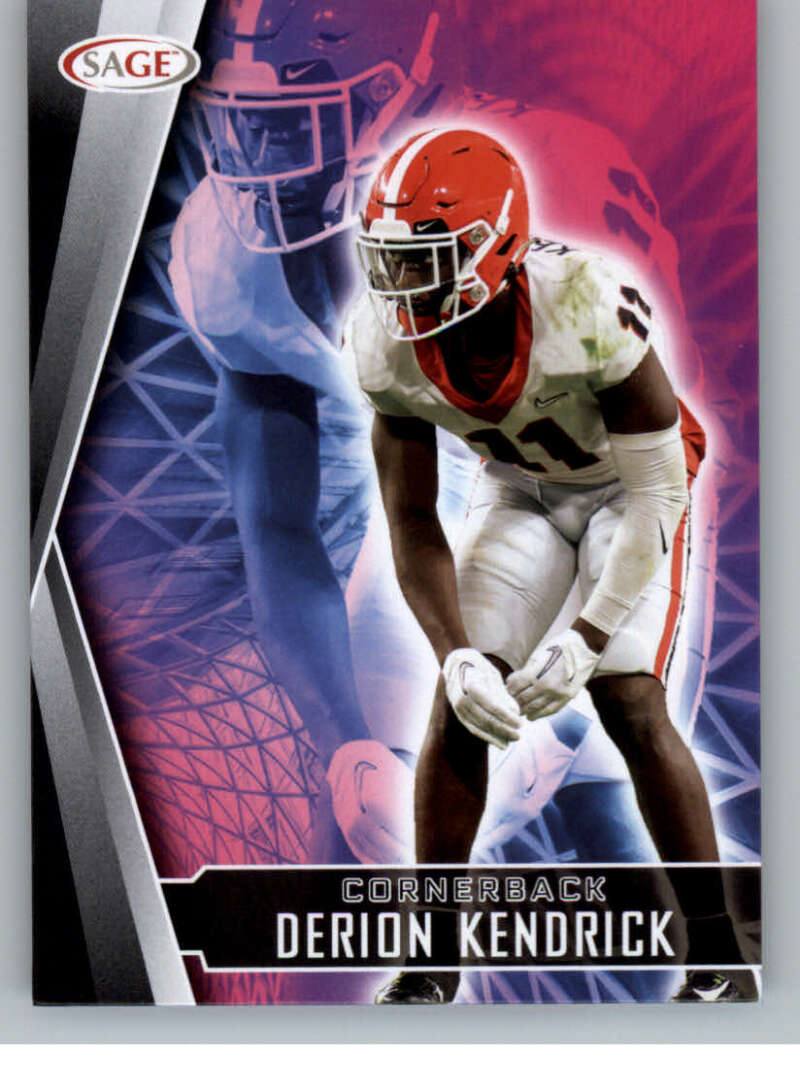 Choose:#162 Derion Kendrick Georgia:2022 Sage High Series Draft Football Cards Pick From List (Base or Inserts)