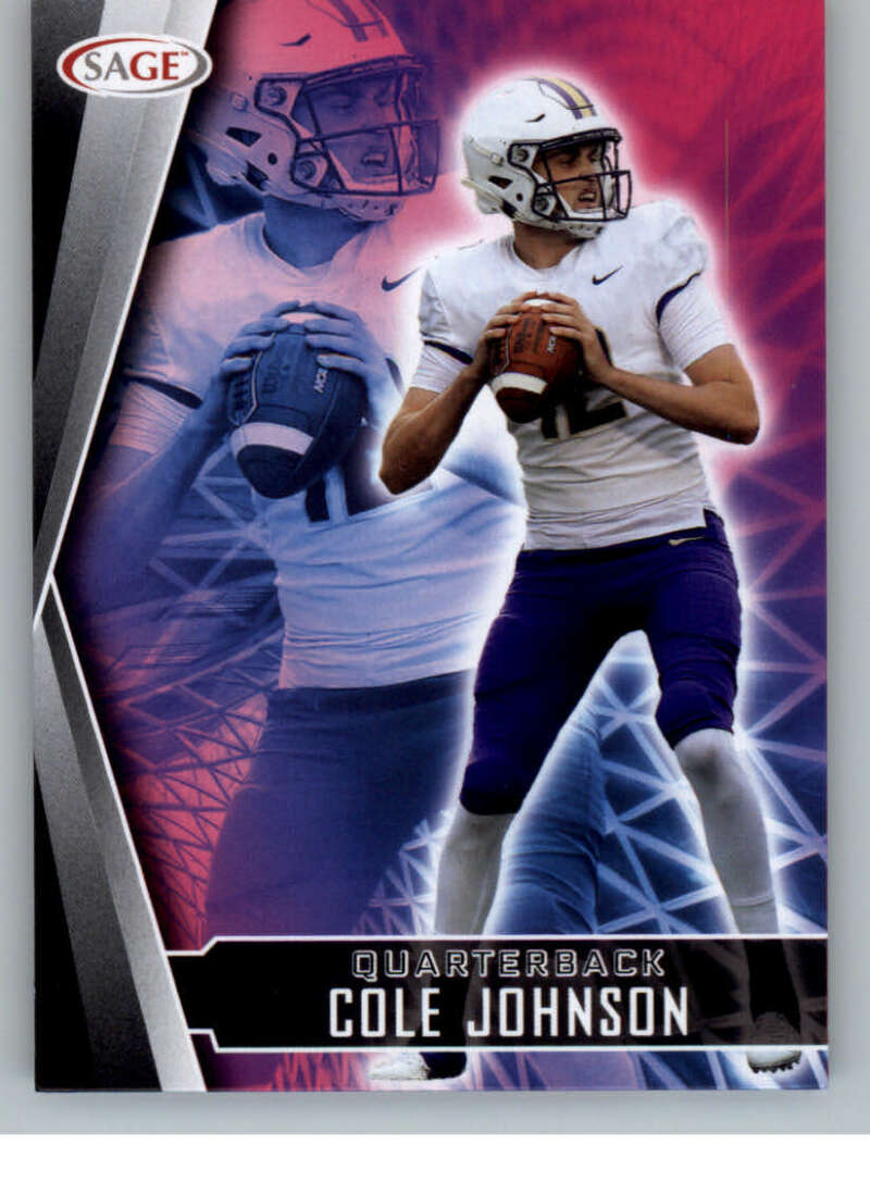 Choose:#171 Cole Johnson James Madison:2022 Sage High Series Draft Football Cards Pick From List (Base or Inserts)