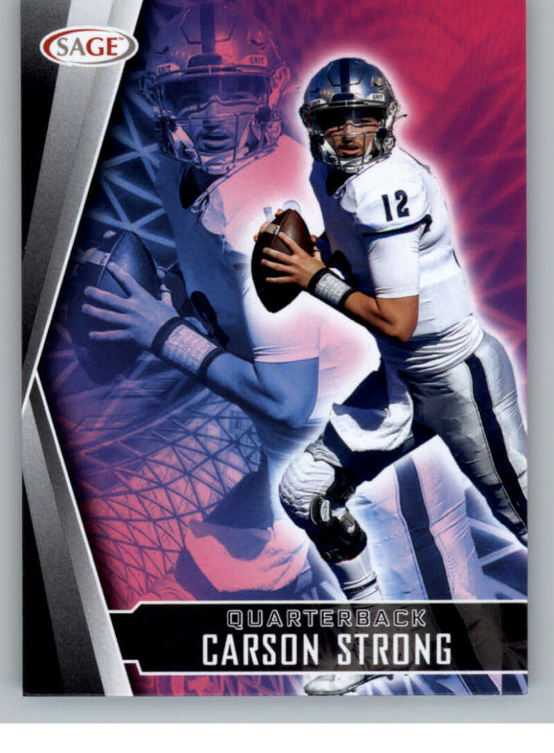 Choose:#176 Carson Strong Nevada:2022 Sage High Series Draft Football Cards Pick From List (Base or Inserts)
