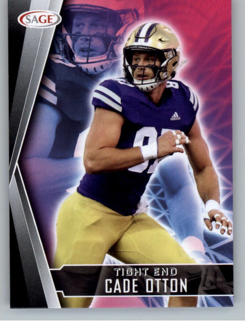 Choose:#180 Cade Otton Washington:2022 Sage High Series Draft Football Cards Pick From List (Base or Inserts)