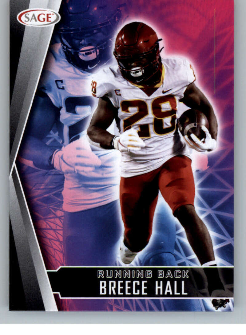Choose:#184 Breece Hall Iowa State:2022 Sage High Series Draft Football Cards Pick From List (Base or Inserts)