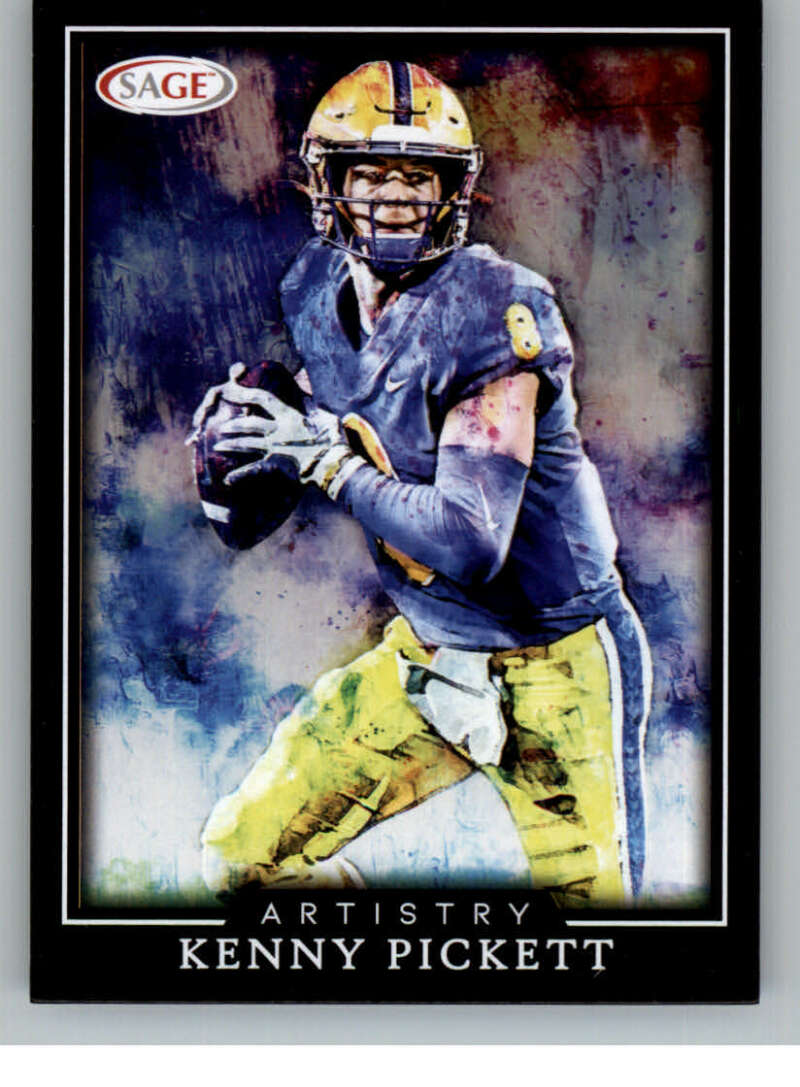 Choose:Artistry #ART-KP Kenny Pickett Pittsburgh:2022 Sage High Series Draft Football Cards Pick From List (Base or Inserts)