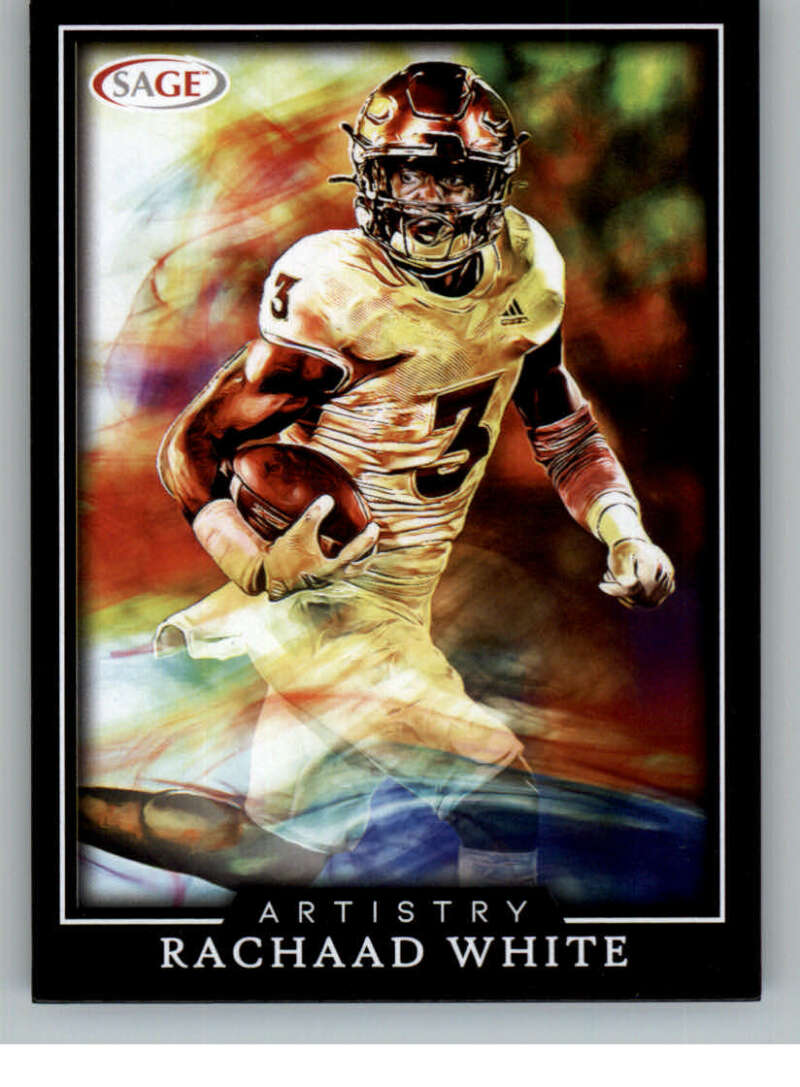 Choose:Artistry #ART-RW Rachaad White Arizona State:2022 Sage High Series Draft Football Cards Pick From List (Base or Inserts)