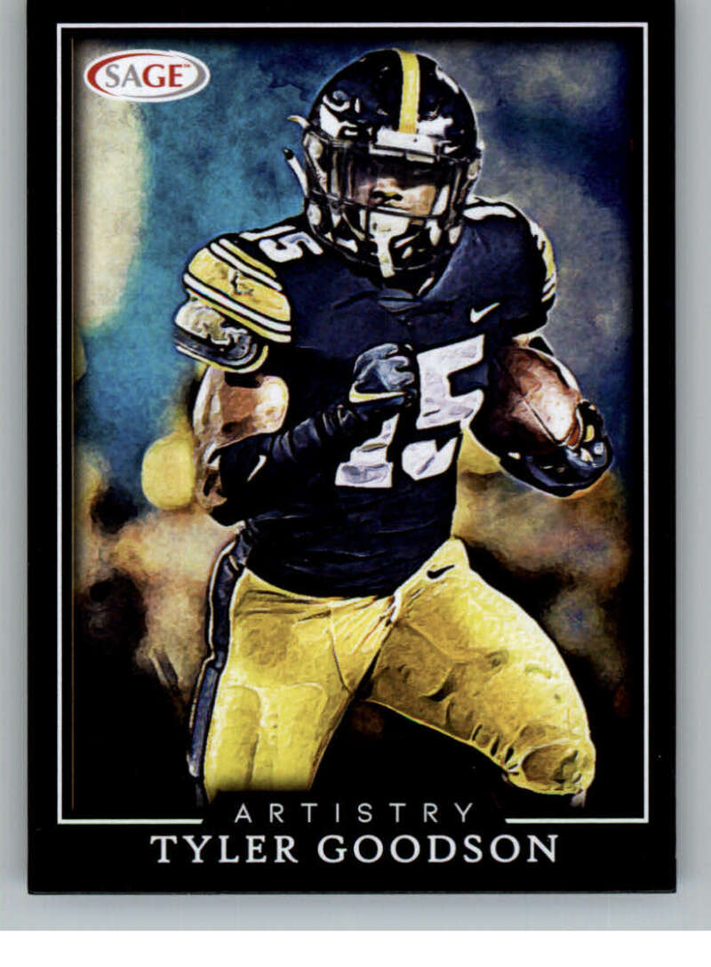 Choose:Artistry #ART-TG Tyler Goodson Iowa:2022 Sage High Series Draft Football Cards Pick From List (Base or Inserts)