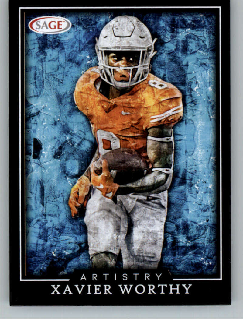 Choose:Artistry #ART-XW Xavier Worthy Texas:2022 Sage High Series Draft Football Cards Pick From List (Base or Inserts)