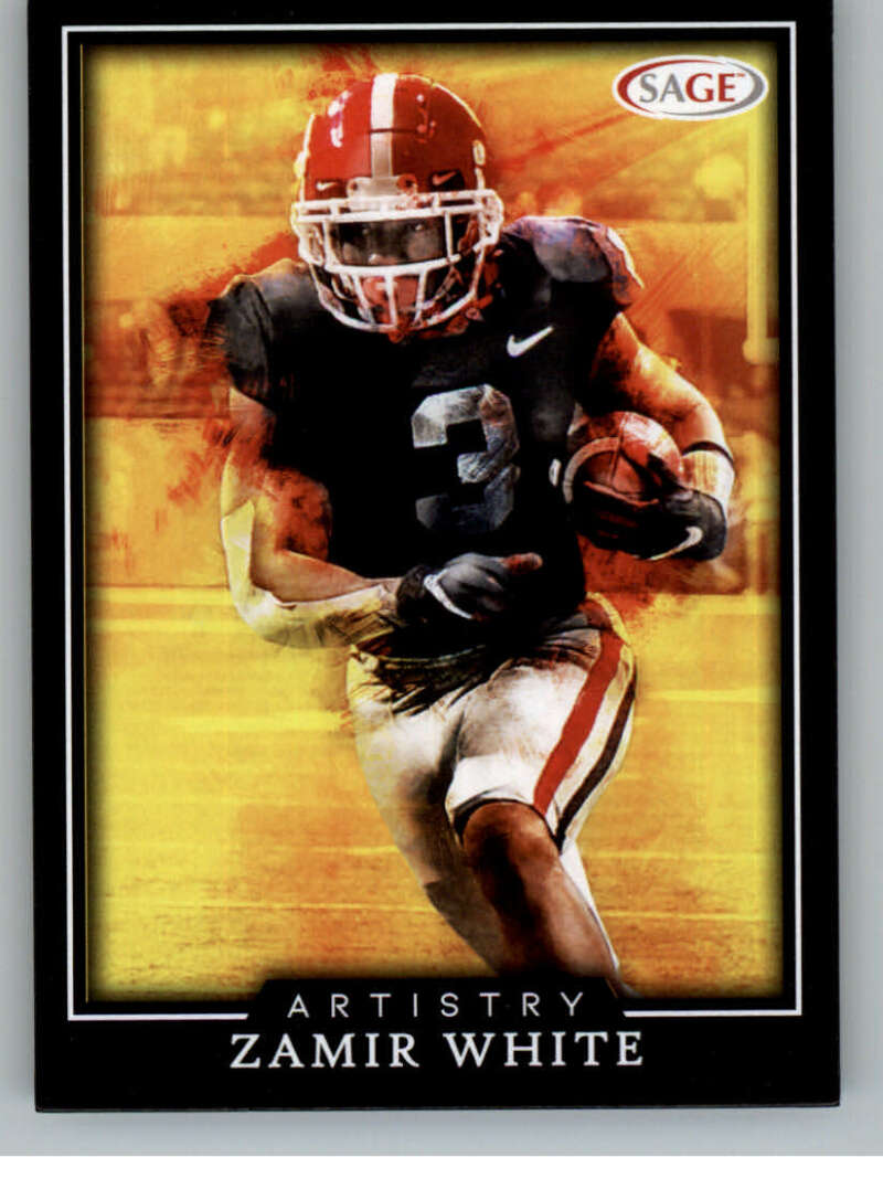 Choose:Artistry #ART-ZW Zamir White Georgia:2022 Sage High Series Draft Football Cards Pick From List (Base or Inserts)